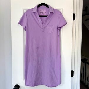NWT Frank & Eileen Lauren Violet Polo Dress, Women’s Size Medium
